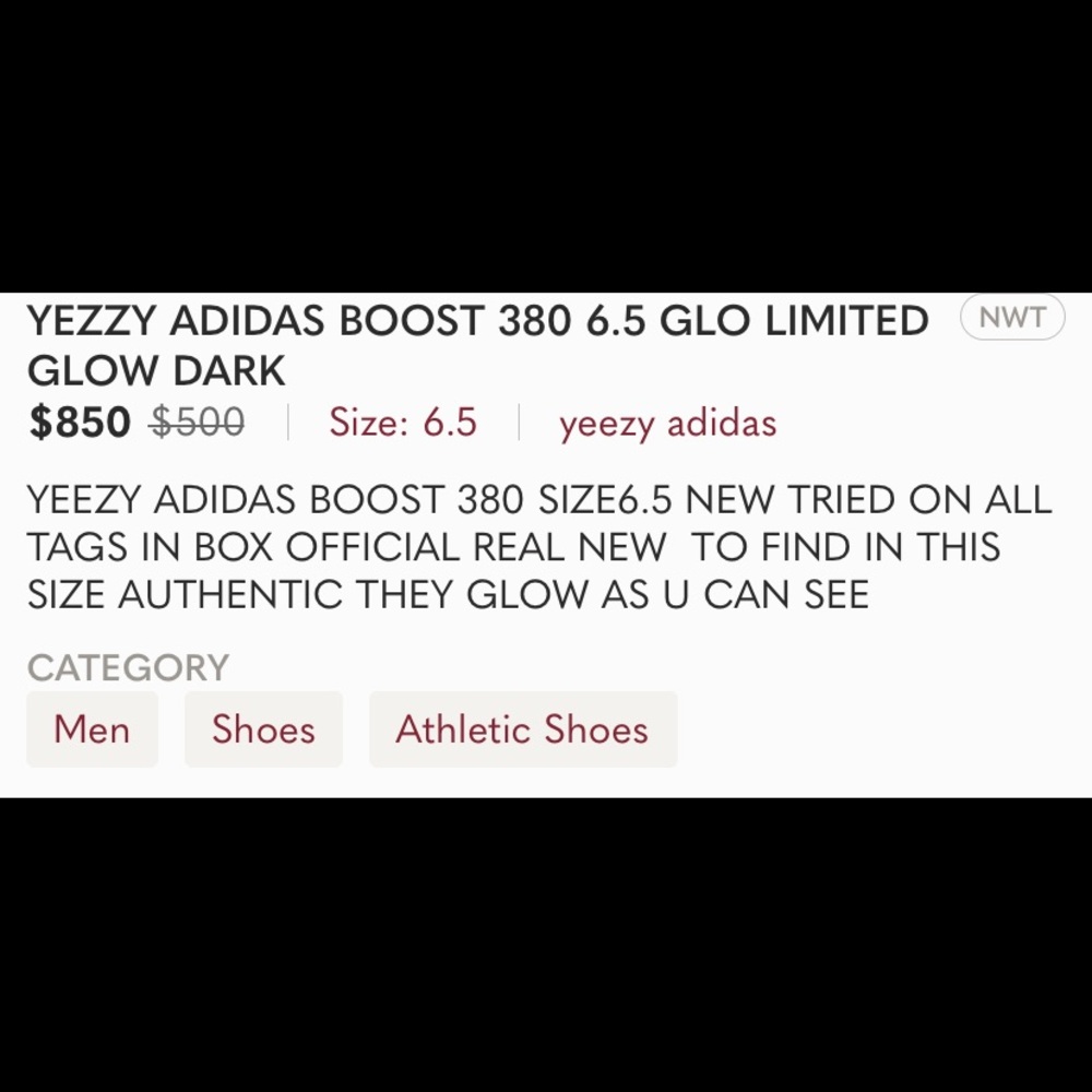 YEEZY 380 6.5 GLO LIMITED GLO… - Picture 12 of 15